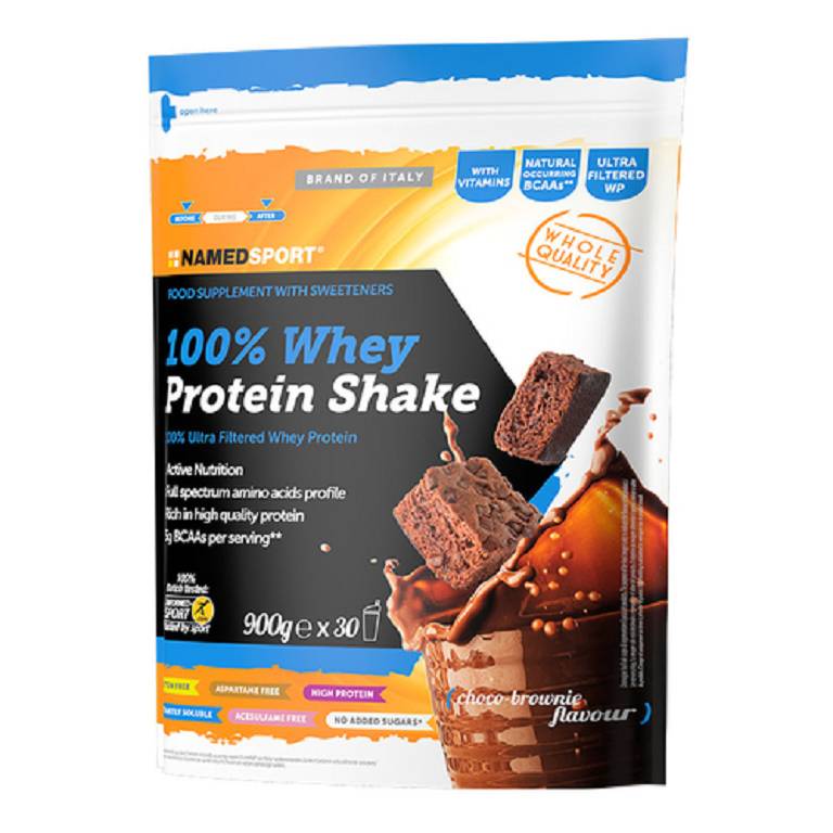 100% WHEY PROTEIN SHAKE CHOCO BROWNIE