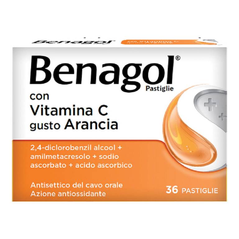 BENAGOL VIT C 36PAST ARANCIA