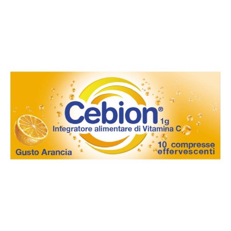 CEBION EFFERVESCENTE VIT C ARANCIA 10CPR