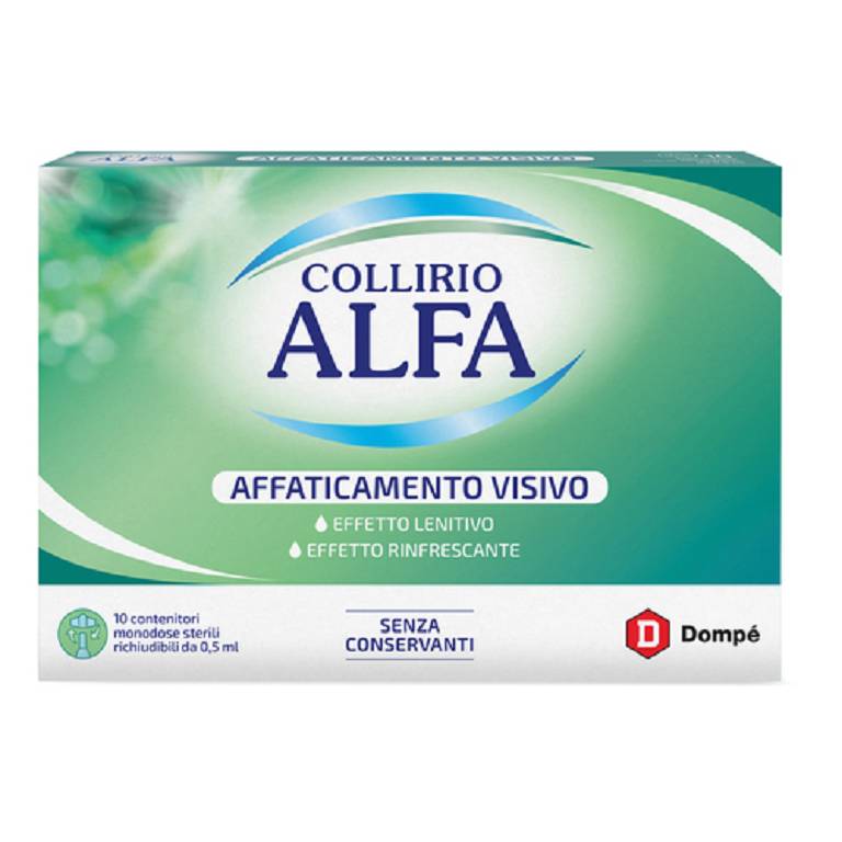COLLIRIO ALFA AFFATICAMENTO VISIVO 10PZ