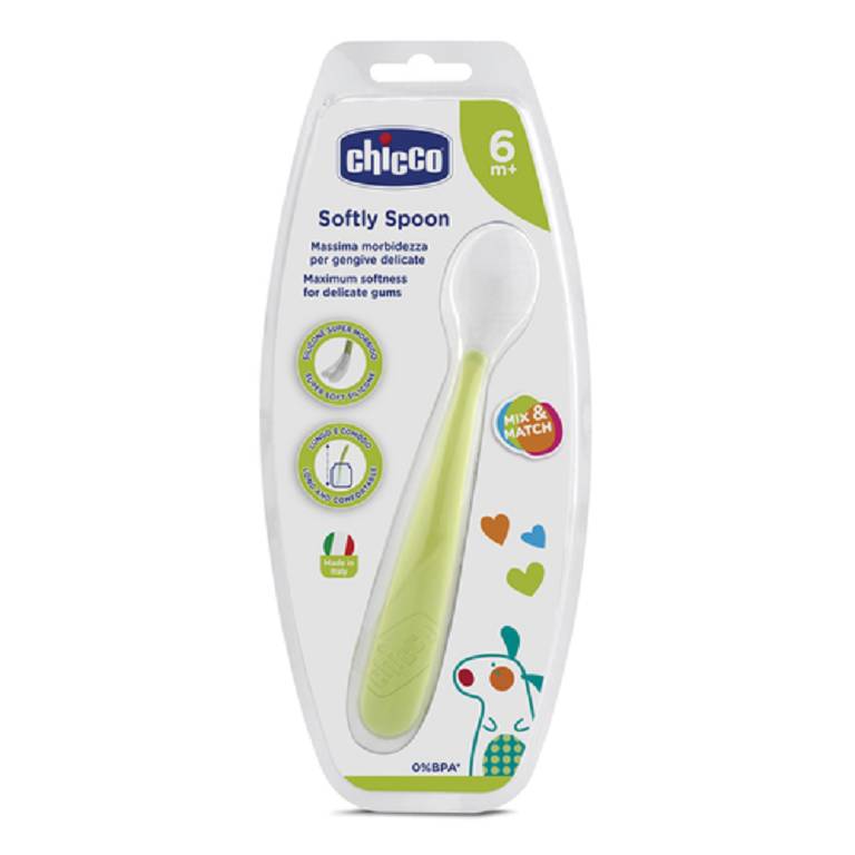 CUCCHIAIO MORBIDO SILICONE 6M+