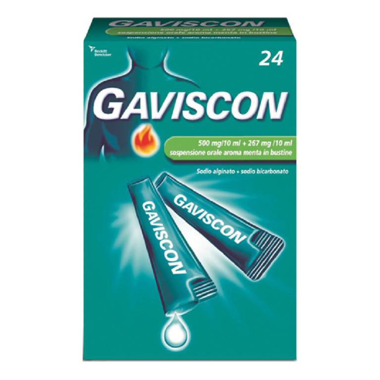 GAVISCON 24BUST 500+267MG/10ML
