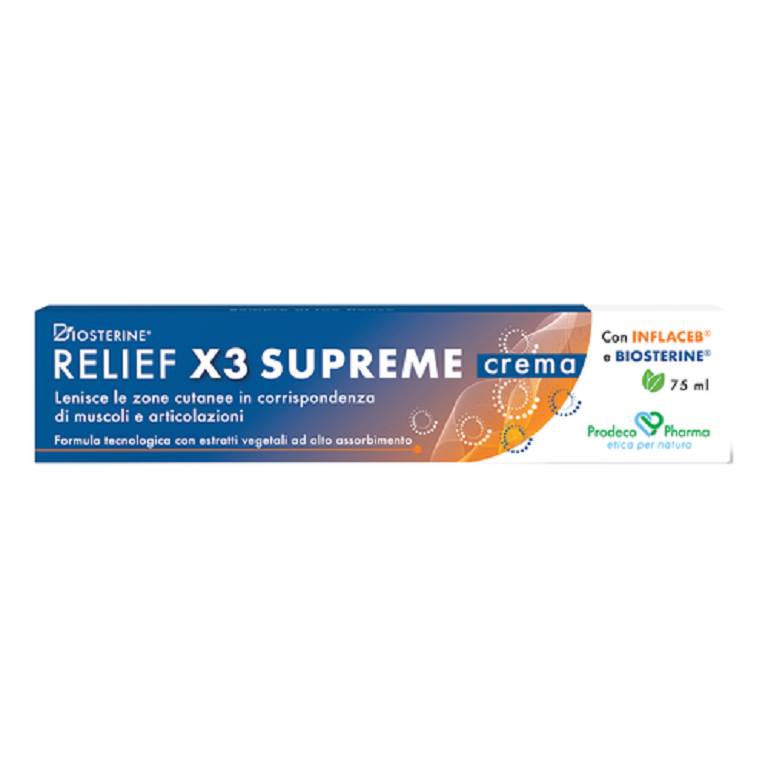 GSE BIOSTERINE RELIEF X3 SUPREME CREMA