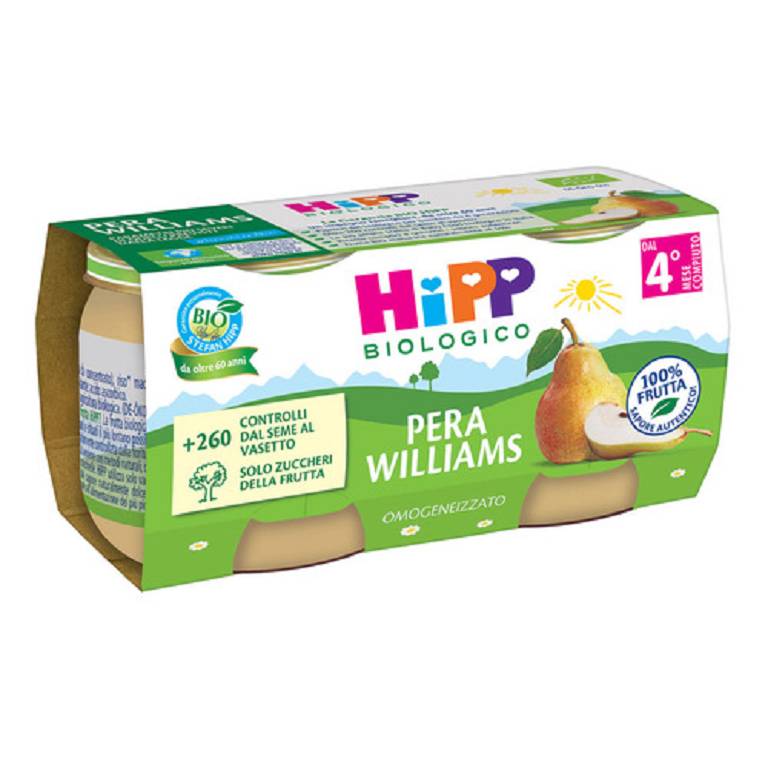 HIPP BIO OMOGENEIZZATO PERA WILLIAMS 2X80G