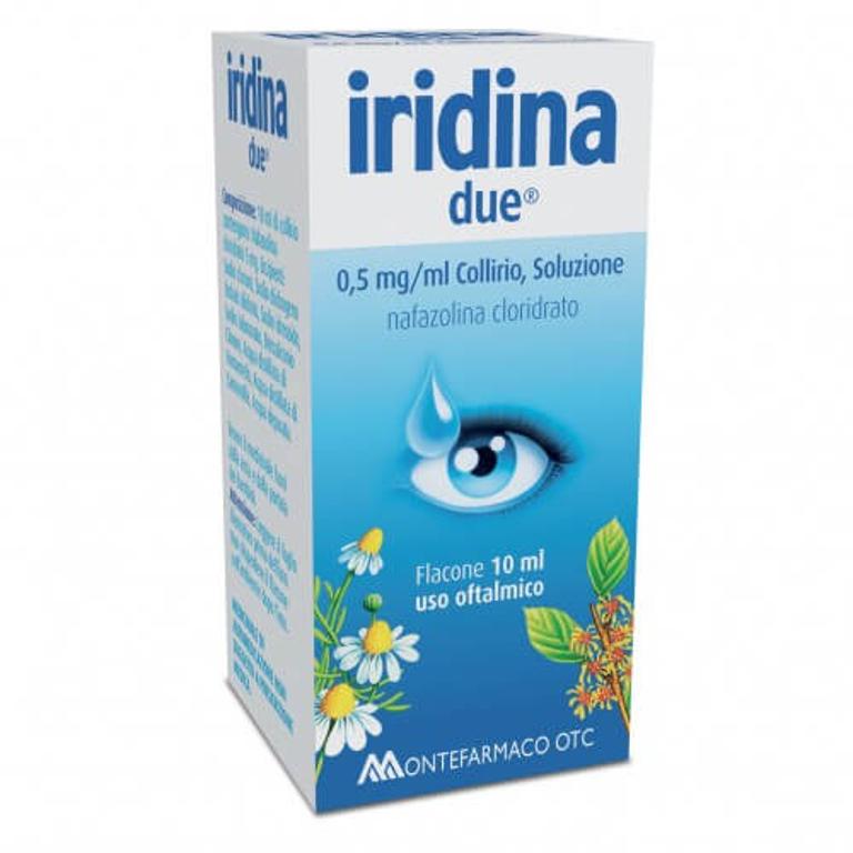 IRIDINA DUE COLLIRIO 10ML 0,5MG/1ML