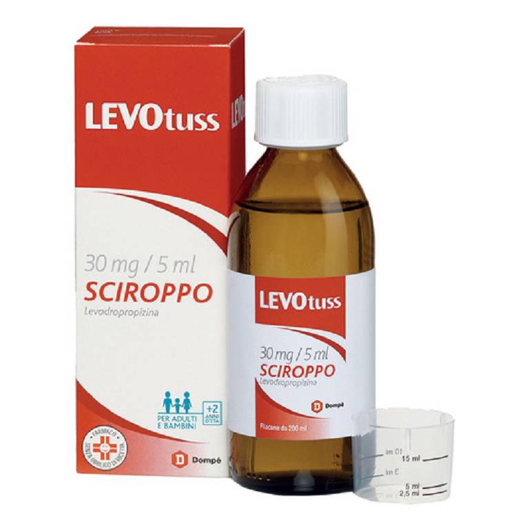 LEVOTUSS SCIROPPO 200ML 30MG/5ML