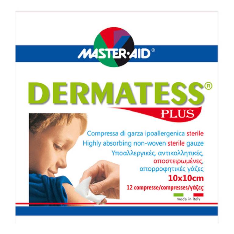 M-AID DERMATESS GARZA PLUS 10X10 12P