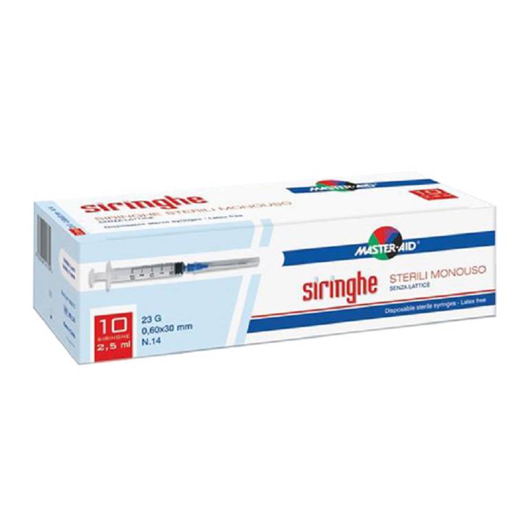 M-AID SIRINGHE VENIPU 2,5ML G23 10P
