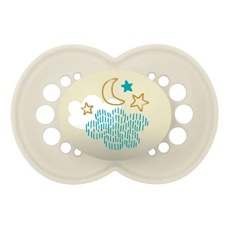 MAM ORIGINAL SUCCHIETTO NOTTE 16+ SILICONE DOPPIO