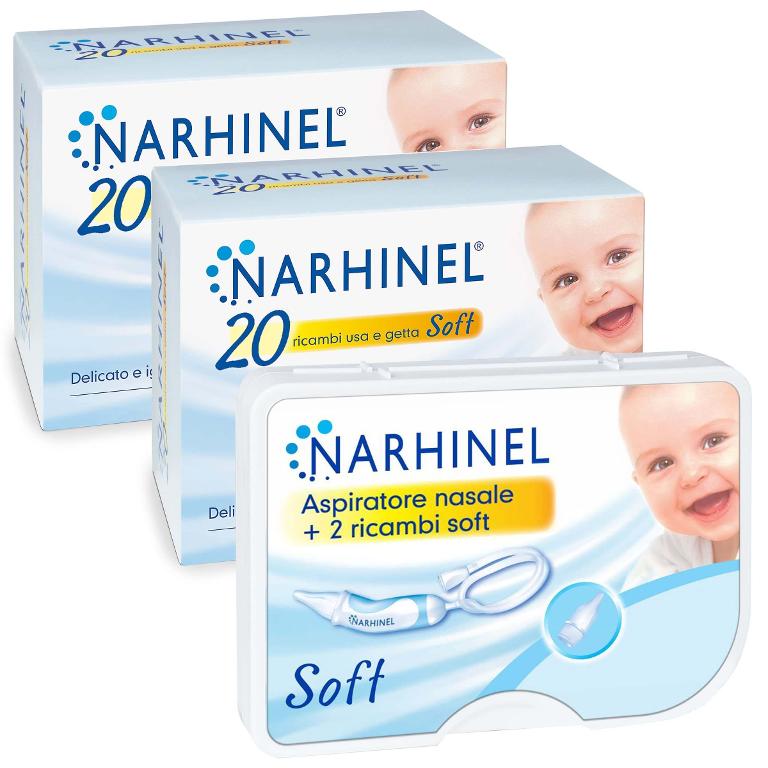 NARHINEL SOFT ASPIRATORE NASALE+2 RICARICHE
