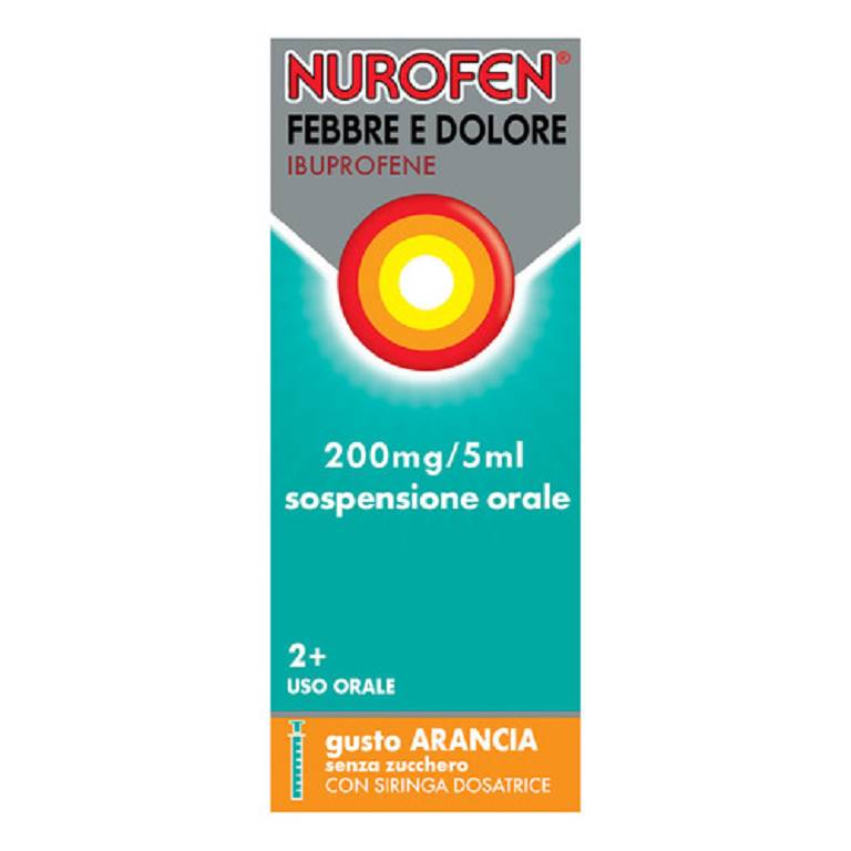 NUROFEN FEBBRE DOLORE BB 200MG/5ML ARANCIA