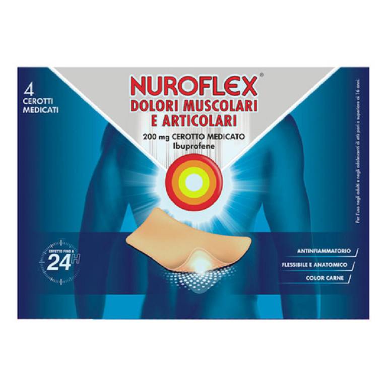 NUROFLEX DOLORI MUSCOLARI 4CER 200MG