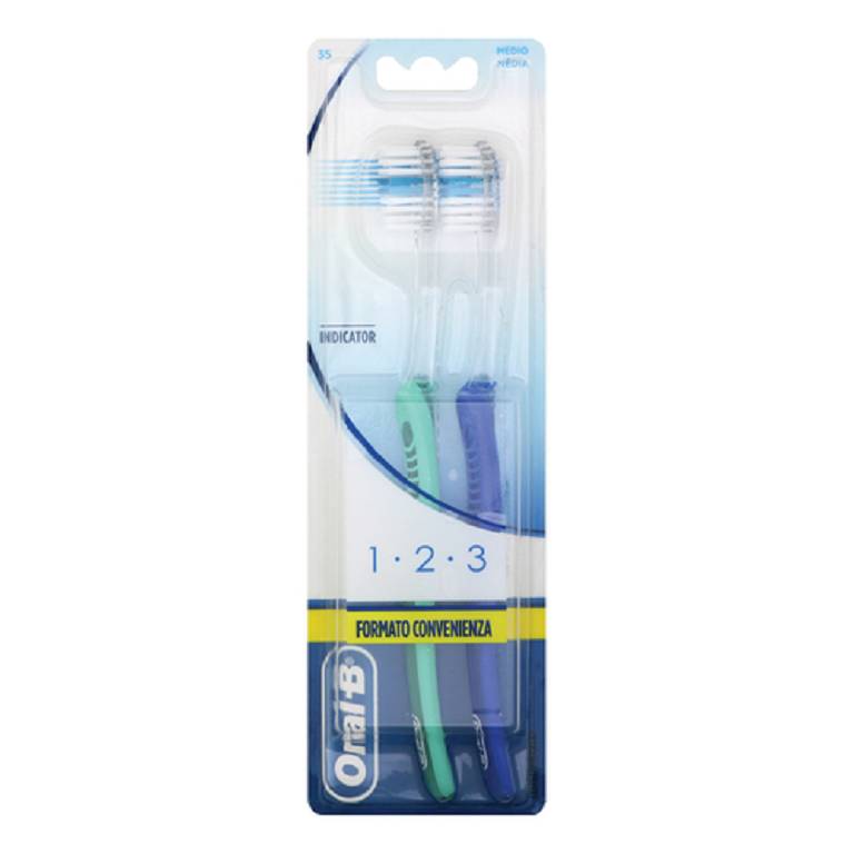 ORALB 123 INDICATOR SPAZZOLINO 2PZ