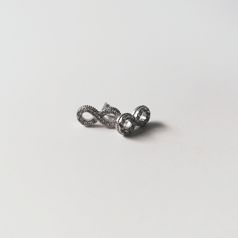 ORECCHINI INFINITY CRYSTAL
