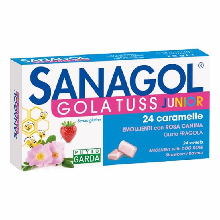 SANAGOL GOLA TUSS JUNIOR FRAGOLA 24CAR