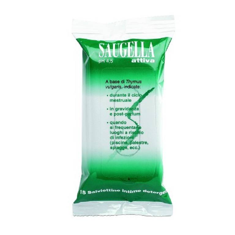 SAUGELLA ATTIVA SALVIETTE 15PZ