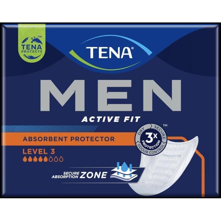 TENA MEN ACTIVE FIT LIVEL 3 8PZ