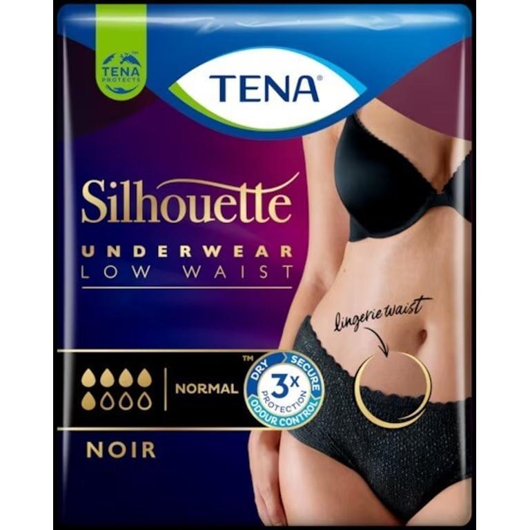 TENA SILHOUETTE NOIR M 10PZ