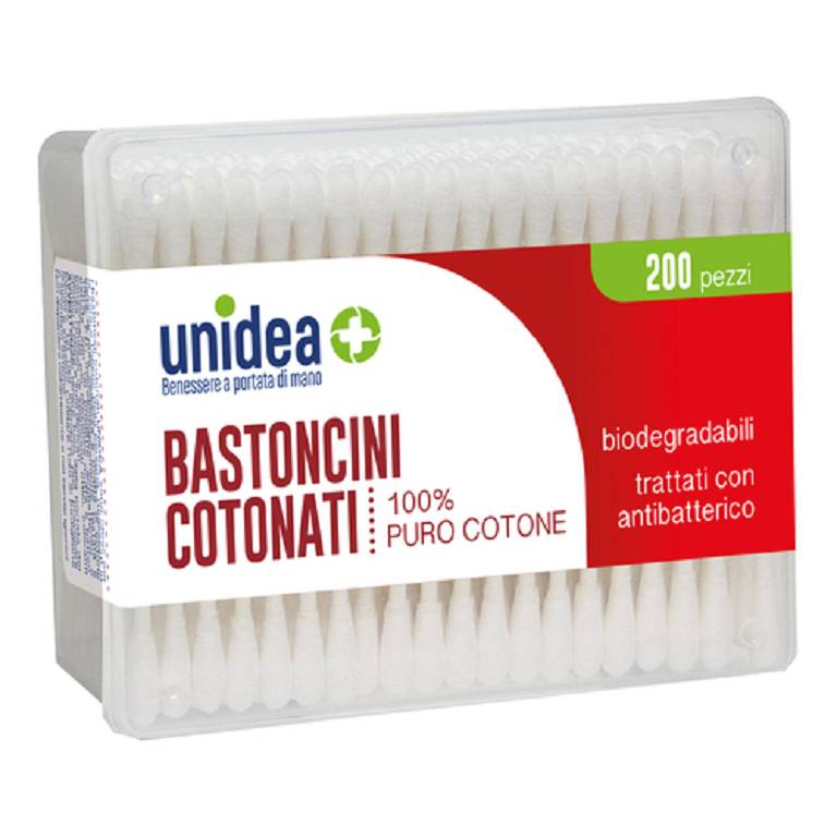 UNIDEA BASTONCINI COTONE 200PZ