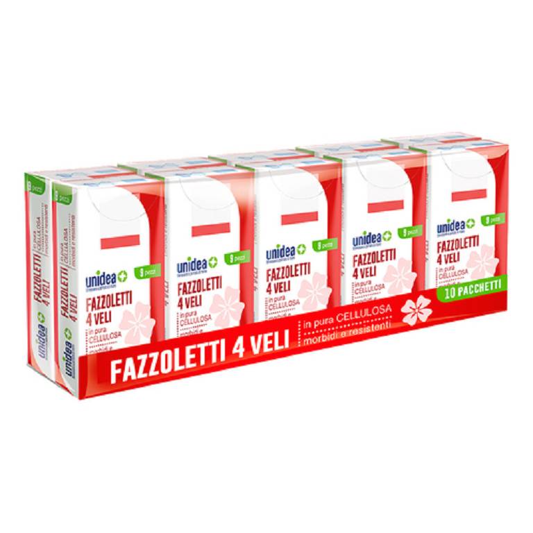 UNIDEA FAZZOLETTI 10PACCHETTI