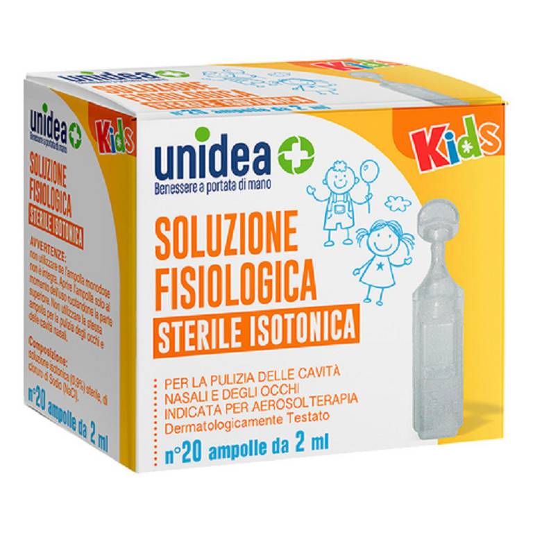 UNIDEA SOLUZIONE FISIOLOGICA 20AMP 2ML