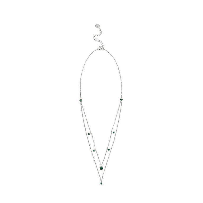 VERAME' COLLANA CLAUDIA VERDE ARGENTO VERAME' COLLANA CLAUDIA VERDE ARGENTO
