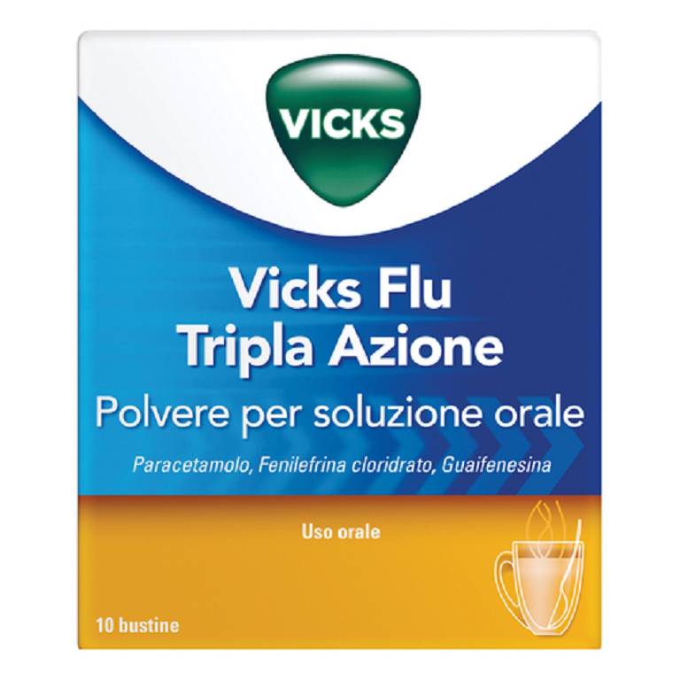 VICKS FLU TRIPLA AZIONE POLVERE 10BS